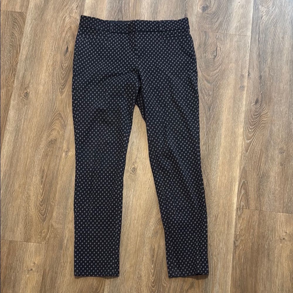 Banana Republic Navy and White Skinny Pants
